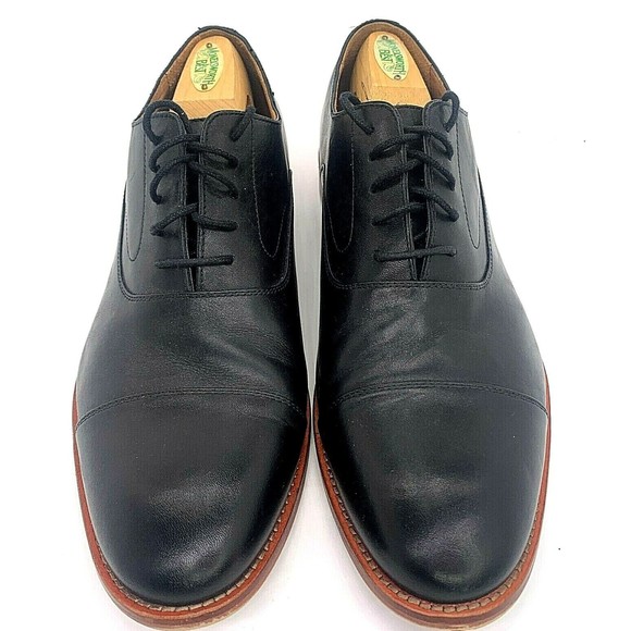 Warfield & Grand Mens Fremont Oxford Leather Dress Shoes Cap Toe Black Sz US 11 main image 9